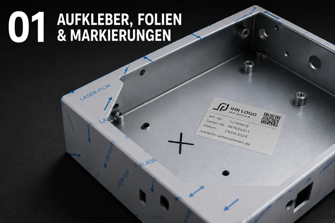 Aufkleber Folien und Markierungen